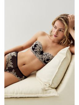 H&M - Women Black Padded Lace Balconette Bra