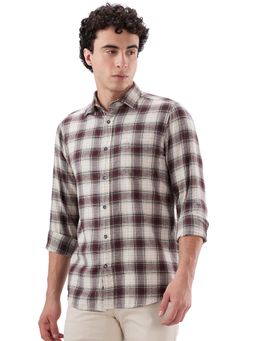 ColorPlus - Pure Cotton Full Sleeves Collar Neck Checks Shirt