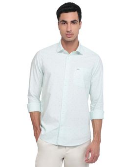 ColorPlus - Pure Cotton Full Sleeves Collar Neck Printed Shirt