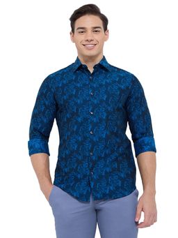 ColorPlus - Pure Cotton Full Sleeves Collar Neck Printed Shirt