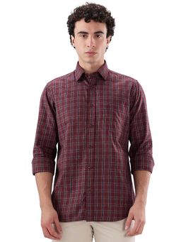 ColorPlus - Pure Cotton Full Sleeves Collar Neck Checks Shirt