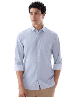 ColorPlus - Pure Cotton Full Sleeves Collar Neck Printed Shirt