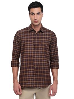 ColorPlus - Pure Cotton Full Sleeves Collar Neck Checks Shirt