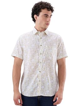 ColorPlus - Pure Cotton Half Sleeves Collar Neck Printed Shirt