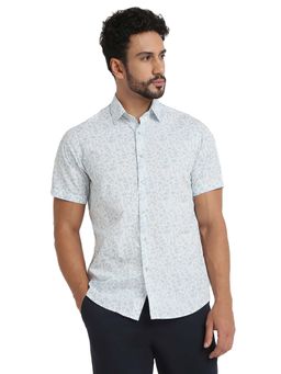 ColorPlus - Pure Cotton Half Sleeves Collar Neck Printed Shirt