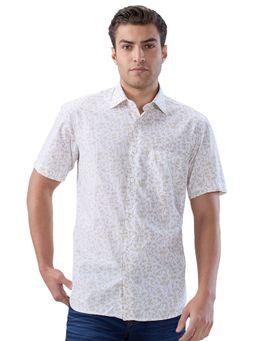 ColorPlus - Pure Cotton Half Sleeves Collar Neck Printed Shirt
