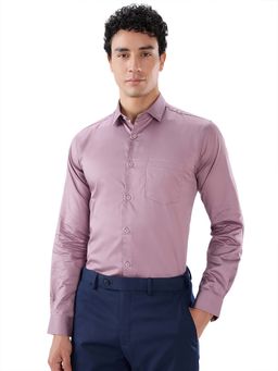 Park Avenue - Pure Cotton Full Sleeves Collar Neck Solid Plain Shirt