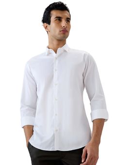 Park Avenue - Pure Cotton Full Sleeves Collar Neck Solid Plain Shirt