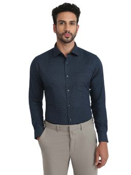 Park Avenue - Pure Cotton Full Sleeves Collar Neck Printed Shirt