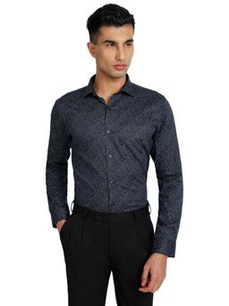 Park Avenue - Pure Cotton Full Sleeves Collar Neck Printed Shirt