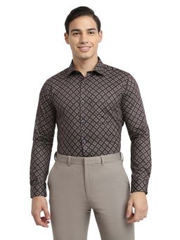 Park Avenue - Pure Cotton Full Sleeves Collar Neck Printed Shirt