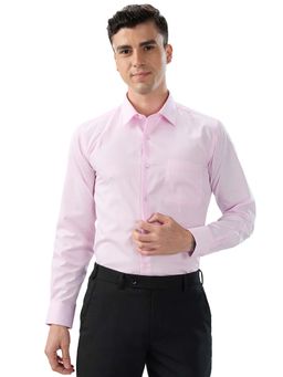 Park Avenue - Cotton Blend Full Sleeves Collar Neck Self Design Shirt