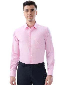 Park Avenue - Cotton Blend Full Sleeves Collar Neck Solid Plain Shirt