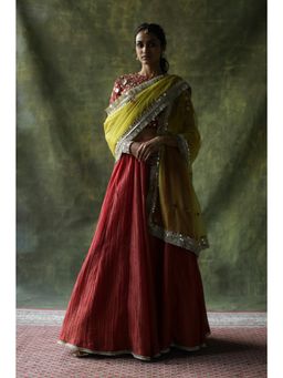 Begum Pret - Pink Sifat Lehenga (Set of 3)