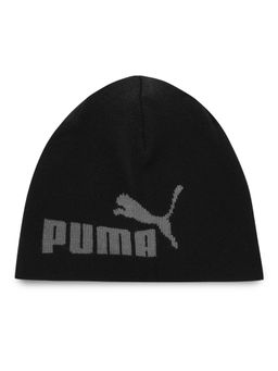 Puma - Ess No 1 Logo Cuffless Kids Black Beanies (14-15 Years)