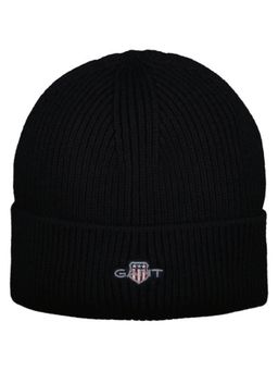 GANT - Boys Black Solid Beanie Cap