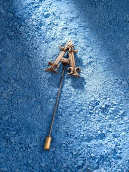 RAMO - Amazing A Lapel Pin Brooch