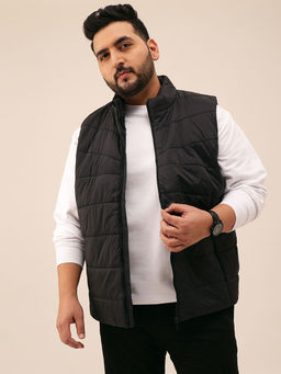 UNSTD - Men Plus Size Sleeveless Puffer Jacket