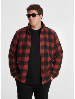 UNSTD - Men Plus Size Checked Jacket for Men