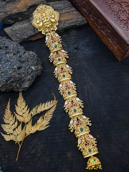 GRIIHAM - Gold Plated Hair Jada Abode Hair Pin