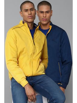 Allen Solly - Men Yellow Solid Full Sleeves Casual Jacket