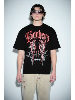 Bonkers Corner - Crimson Thorns Oversized Men T-Shirt