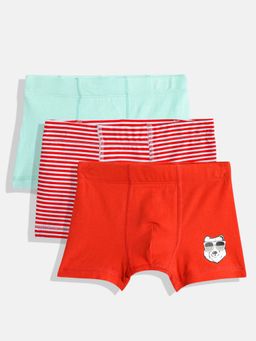 mackly - Multi-Color Printed Boys Boxers (Pack of 3)