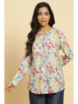 W - Multi-Color Floral Top
