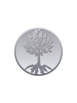 Pipa Bella by Nykaa Fashion - Tree of Life 20GM 999 Purity Silver Coin by Dew