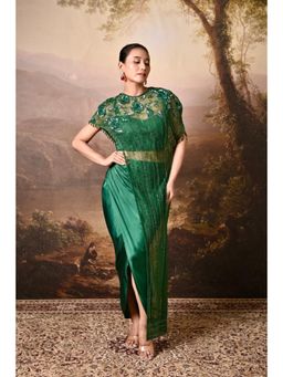 Bani Khurana - Reylin Blouse with Cape and Skirt