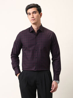 Arrow - Men's Manhattan Slim Fit Textured Ceremonial Shirt