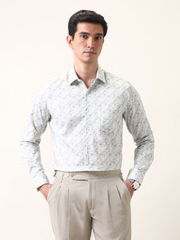 Arrow - Men's Liberty Classic Fit All Over Printed Ceremonial Shirt