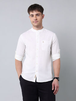 U.S. Polo Assn. Denim Co. - Men's Solid Regular Fit Poplin Shirt