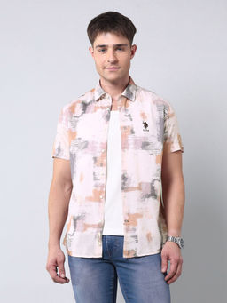 U.S. Polo Assn. Denim Co. - Men's Printed Regular Fit Shirt