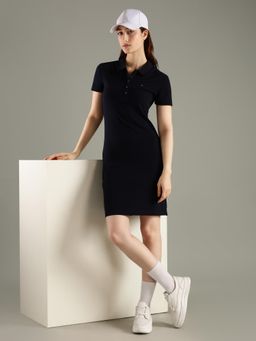 Tommy Hilfiger - Cotton Polo Collar T-Shirt Dress