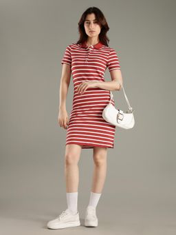 Tommy Hilfiger - Cotton Polo Collar T-Shirt Dress