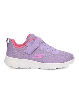 SKECHERS - Girls Lavender Go Run 400 Sports Running Shoes