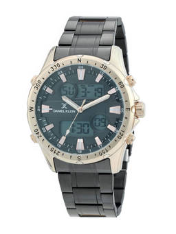 Daniel Klein - Analog Gunmetal Dial Men Watch- DK.1.12329-2