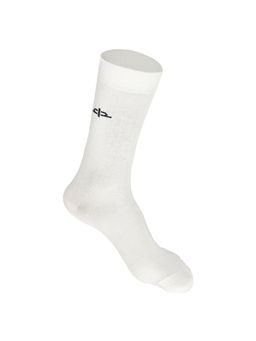 Heelium - Bamboo Crew Socks for Men - Odour Free - Thin & Light - 1 Pair - White