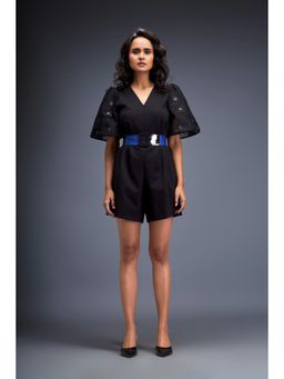 Deepika Arora - Woemns Black Playsuit with Belt