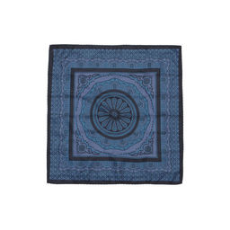 Arrow - Men Casual Printed Blue Pocket Square