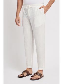 ETHNIC INDIA - Men Ethnic White Pyjama