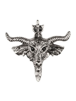 The Tie Hub - Men Metallic Goat Skull Metal Lapel Pin