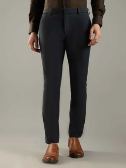 Tommy Hilfiger - Charcoal Polyamide Regular Fit Solid Straight Leg Trouser