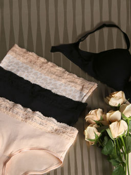 Vero Moda Intimates - Printed Midi Briefs (Pack of 3)