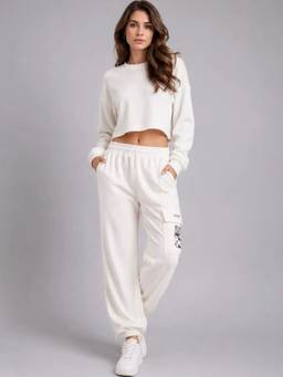 Club York - Women's Cream Joggers