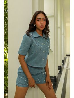 Kay Kay BY KKHUSHI SAHAII - Womens Rue Co Ord Set (Set of 2)