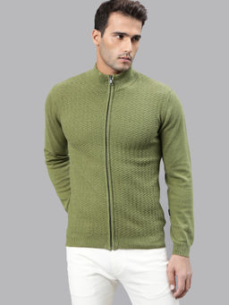 Rare Rabbit - Green Zipper Pull Over