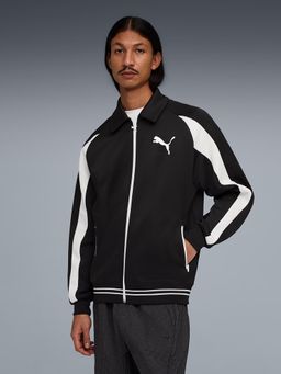 Puma - Black Colorblock Relaxed Jacket