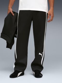 Puma - Black Colorblock Relaxed Trackpant